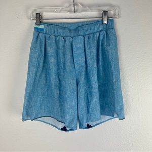 LuluLemon | Pace Breaker Short 5" Linerless Sunbleached Neo Blue